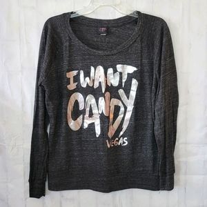 I WANT CANDY Long Sleeve Tee